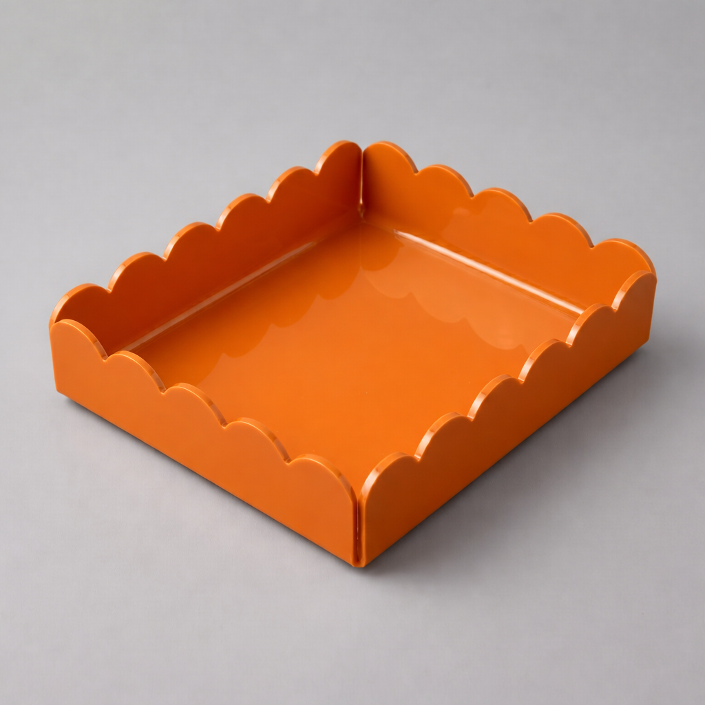 Bandeja de Acrílico | Bordes Curvos 25x20 cm