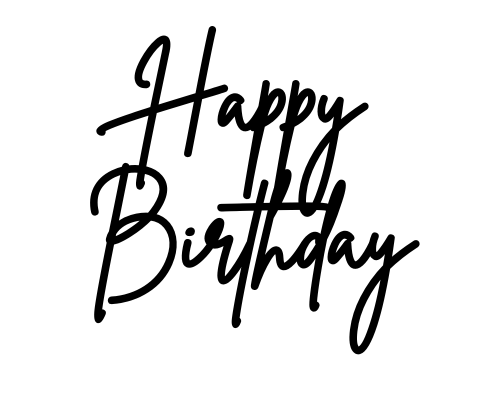Happy Birthday