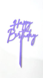 Topper para Torta | Acrílico 8 Colores