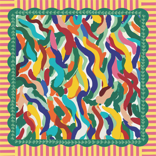 Ondas Abstractas Multicolor