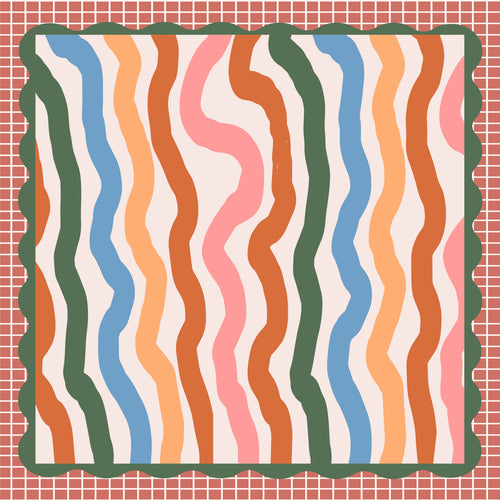 Ondas Retro Multicolor