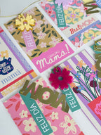 Tags de Temporada con Relieve UV | Set de 24