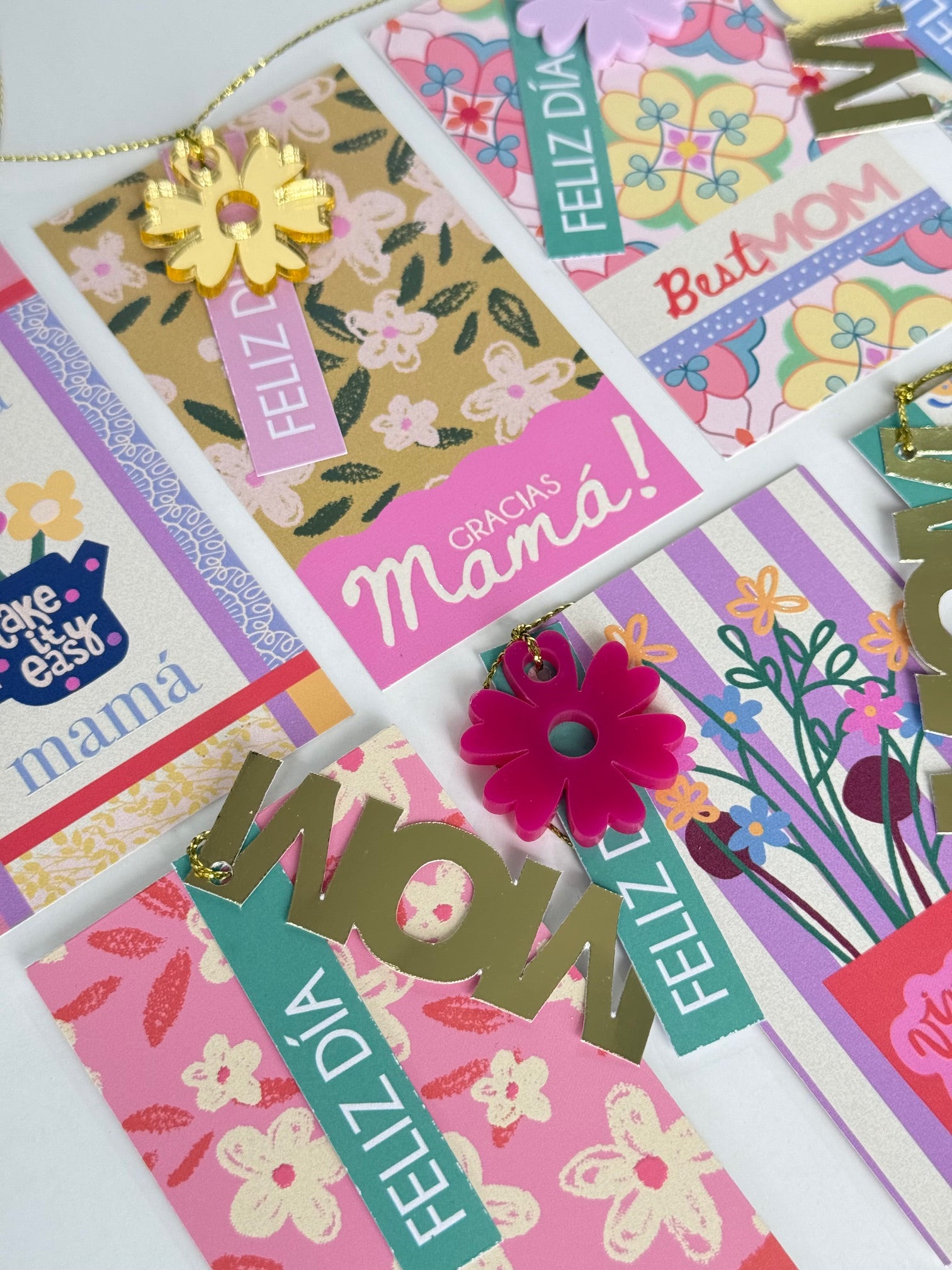Tags de Temporada con Relieve UV | Set de 24