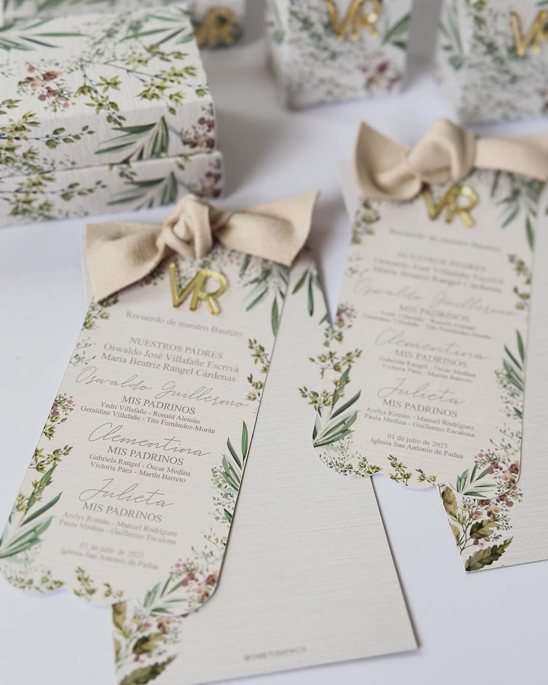 Tarjetas Personalizadas para Bautizo y Primera Comunión